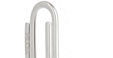 prada paper clip price.